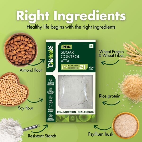 Diahealth Sugar Control Atta - Image 2