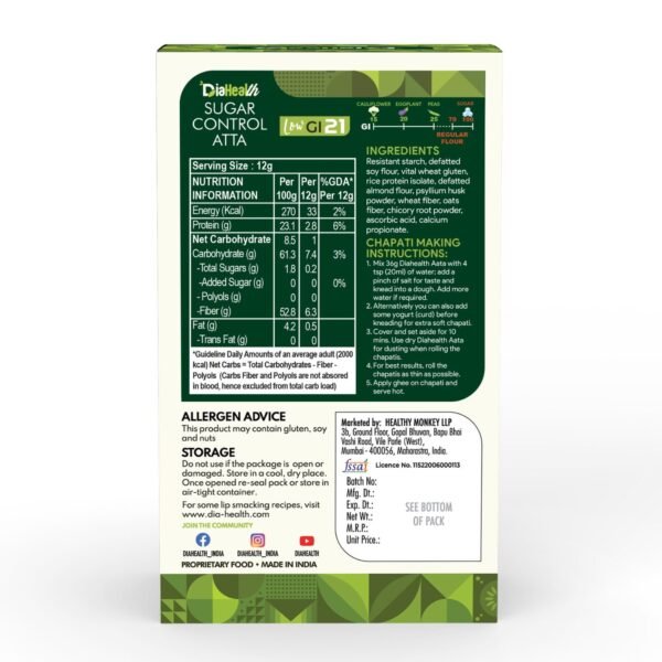 Diahealth Sugar Control Atta - Image 9