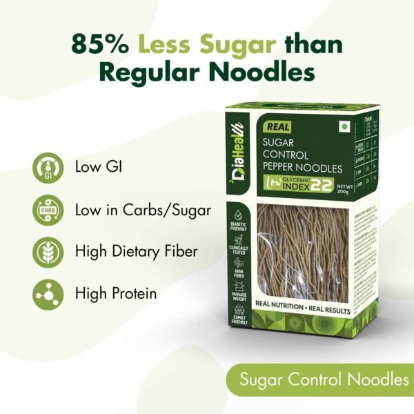 Diahealth Sugar Control Pepper Noodles - Image 3