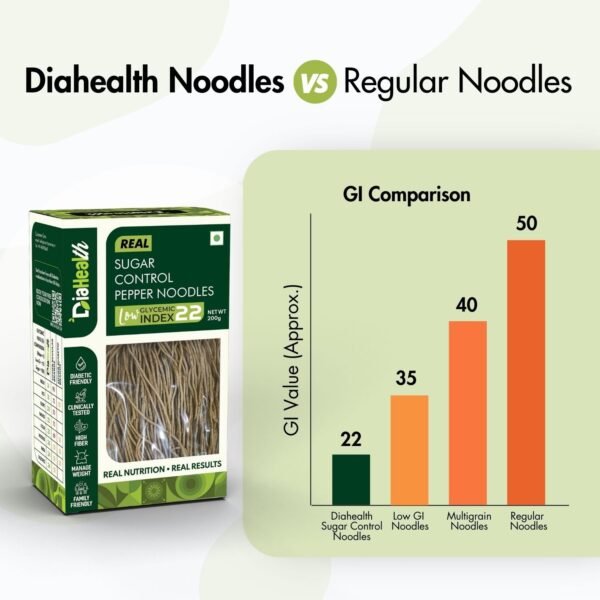 Diahealth Sugar Control Pepper Noodles - Image 5