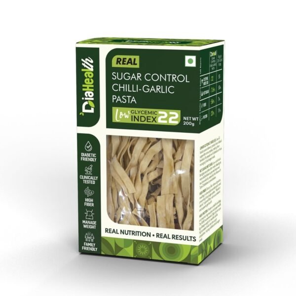 Diahealth Sugar Control Chilli-Garlic Pasta (Fettuccine)