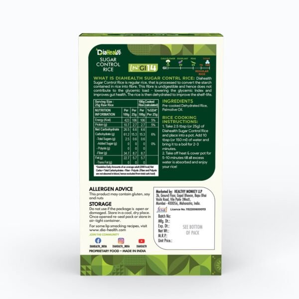 Diahealth Sugar Control Rice - Image 10