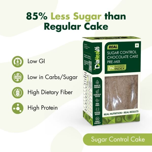 Diahealth Sugar Control Chocolate Cake Premix - Image 3