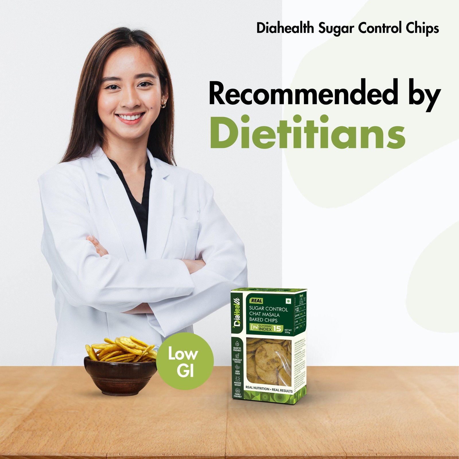 Diahealth Sugar Control Chaat Masala Baked Chips - Image 4