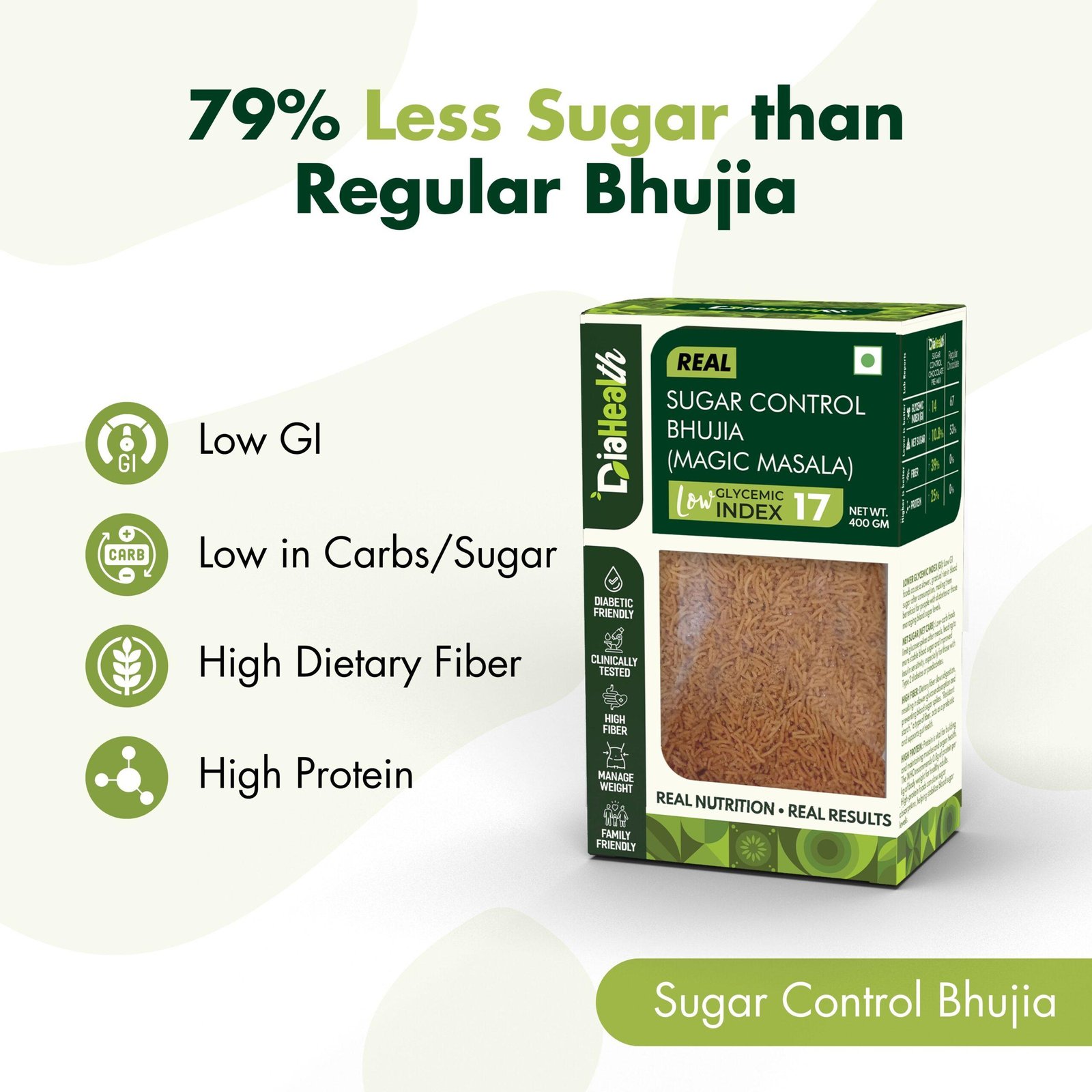 Diahealth Sugar Control Bhujia (Magic Masala) - Image 3