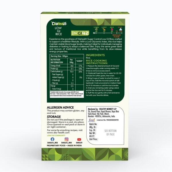 Diahealth Sugar Control Low GI Rice - Image 10