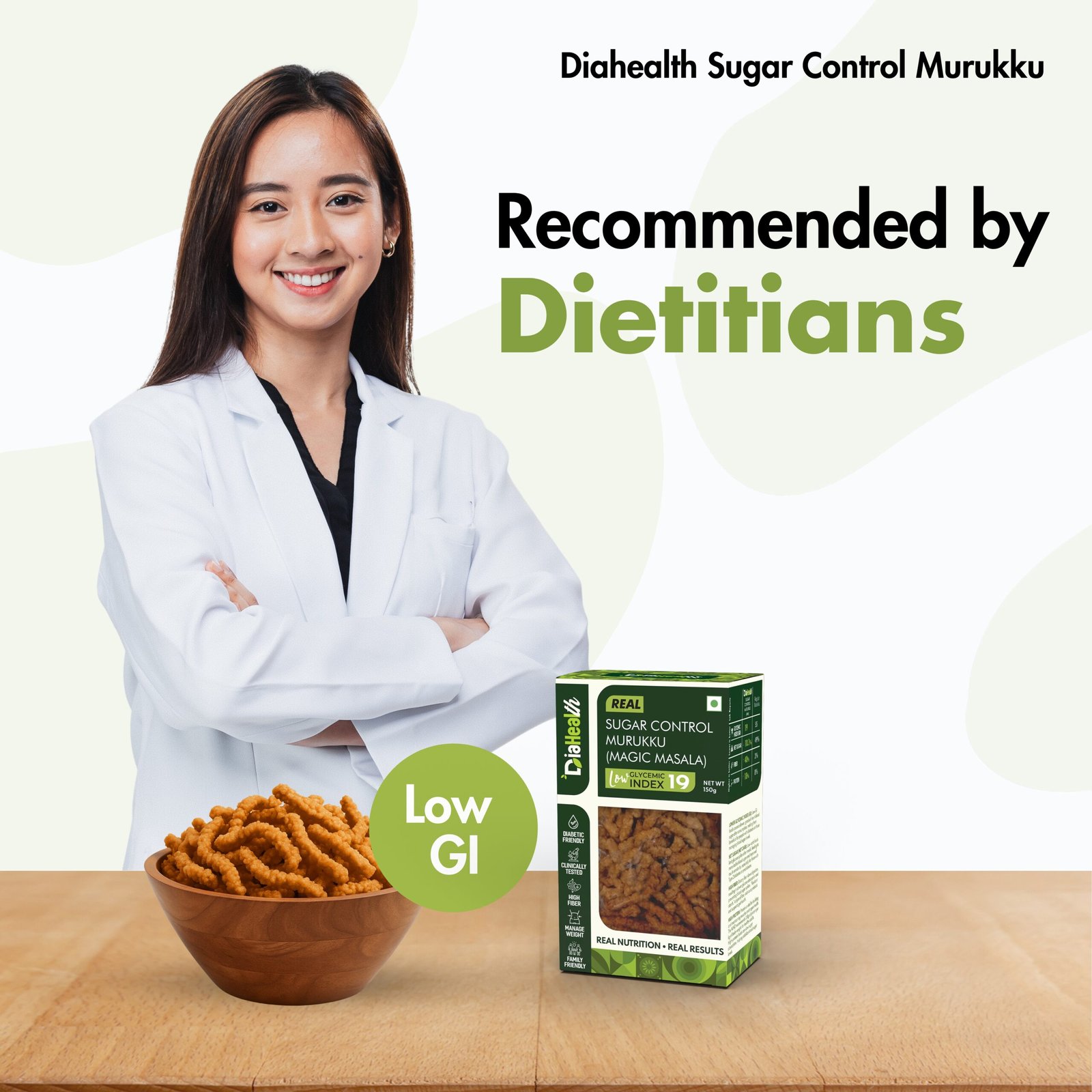 Diahealth Sugar Control Low GI Murukku (Magic Masala) - Image 7