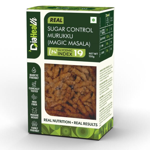 Diahealth Sugar Control Low GI Murukku (Magic Masala)