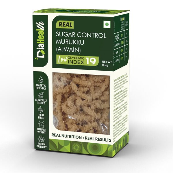 Diahealth Sugar Control Low GI Murukku (Ajwain)
