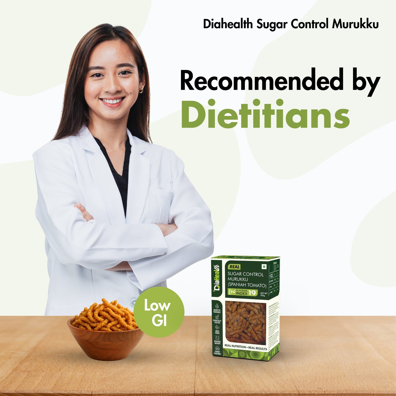 Diahealth Sugar Control Low GI Murukku (Spanish Tomato) - Image 5