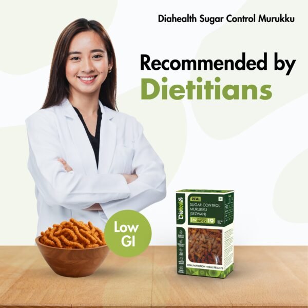 Diahealth Sugar Control Low GI Murukku (Sezwan) - Image 7