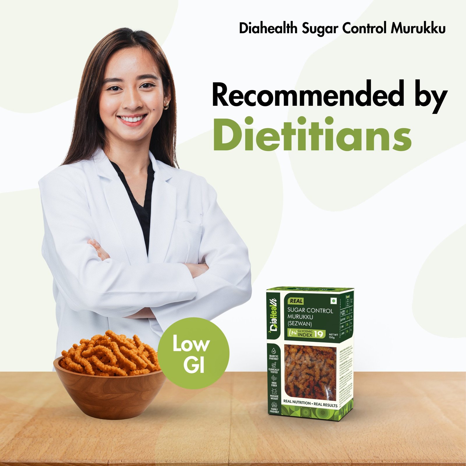 Diahealth Sugar Control Low GI Murukku (Sezwan) - Image 7